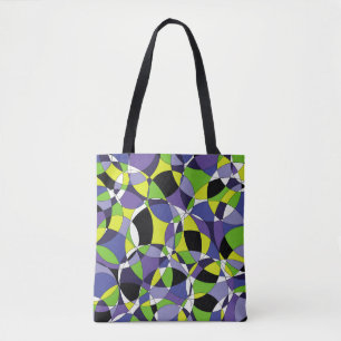 Bolso De Tela Resumen abstracto de patrones abstractos de color