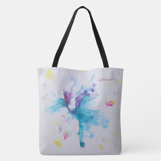 Bolso De Tela Resumen Art Tote Bag (Reverso)