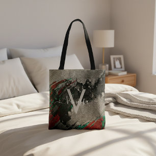 Bolso De Tela Resumen artístico Purpurinoso moderno Glam Faux Go