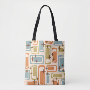 Bolso De Tela Resumen atómico moderno de mediados del siglo XX