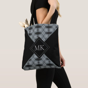 Bolso De Tela Resumen Bloque de color Monogramado