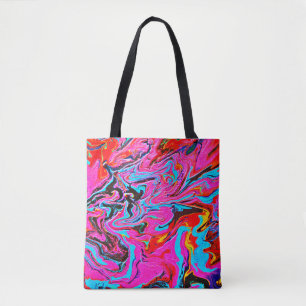 Bolso De Tela Resumen De Arte, Fondo, Pintura De Mano, Ar Fluid