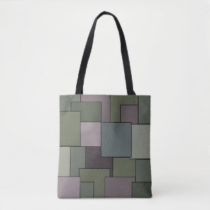 Bolso De Tela Resumen de arte geométrico moderno