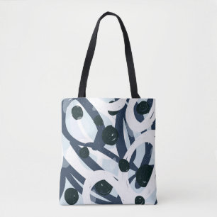 Bolso De Tela Resumen de arte: Ilustracion de pintura sin foco