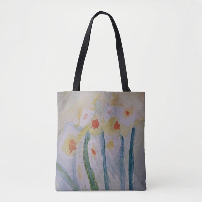 Bolso De Tela Resumen de Daffodils Tote Bag (Anverso)