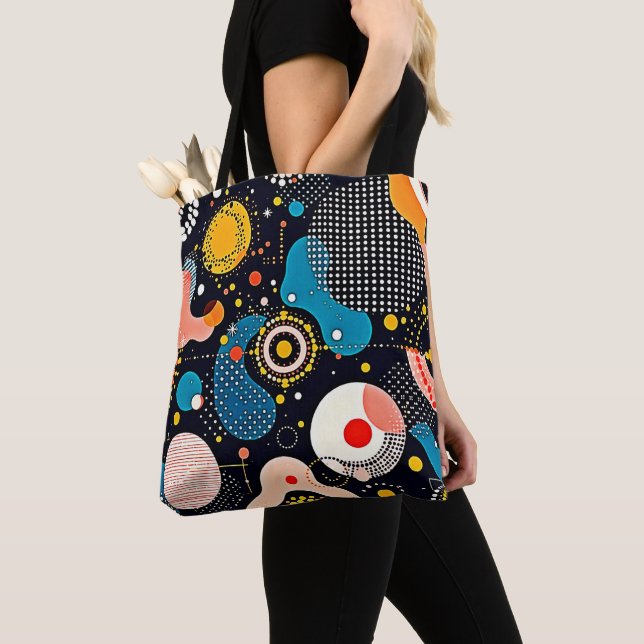 Bolso De Tela Resumen de danza cósmica (Detalle)