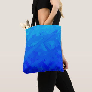 Bolso De Tela Resumen de degradado azul