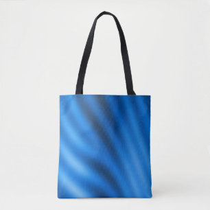 Bolso De Tela Resumen de degradado azul índigo