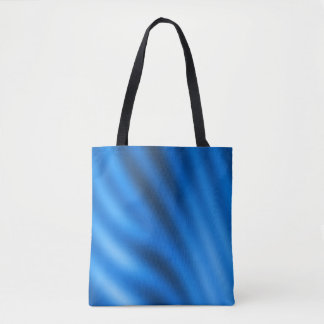 Bolso De Tela Resumen de degradado azul índigo