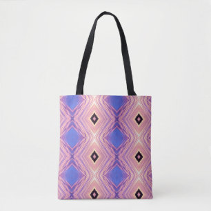 Bolso De Tela Resumen de diamantes - tote