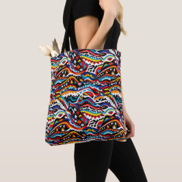 Bolso De Tela Resumen de diseño de patrones geométricos 36 - Bol