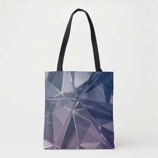 Bolso De Tela Resumen de fondo abstracto mínimo (Anverso)