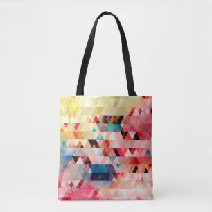 Bolso De Tela Resumen de fondo acuático colorido brillante con