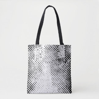 Bolso De Tela Resumen de fondo vintage en blanco y negro. Monoc