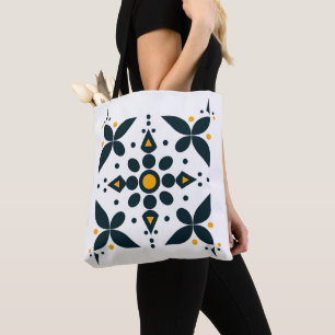 Bolso De Tela Resumen de Golden Midnight Tote Bag