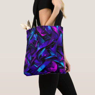 Bolso De Tela Resumen de Graffiti Street Swirl