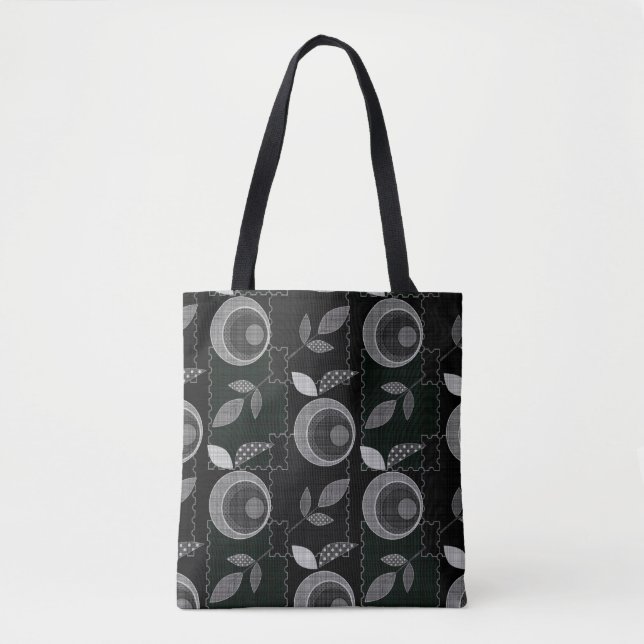 Bolso De Tela Resumen de hojas de manzana modernas (Anverso)
