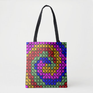 Bolso De Tela Resumen de Hues entrelazados