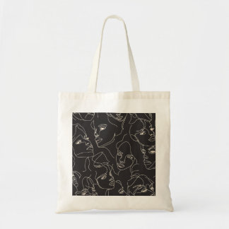 Bolso De Tela Resumen de la línea de arte Mujeres