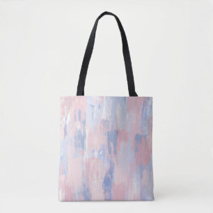 Bolso De Tela Resumen de los trazos de Rubor y Blue Paint