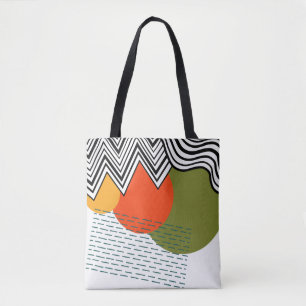 Bolso De Tela Resumen de mediados del siglo XX moderno