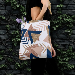 Bolso De Tela Resumen de moda de los años 80 Patrón de oro de