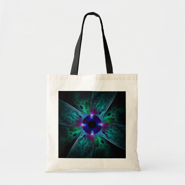 Bolso De Tela Resumen de ojos Arte Tote Bag (Frente)