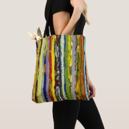 Bolso De Tela Resumen de Paint Streak