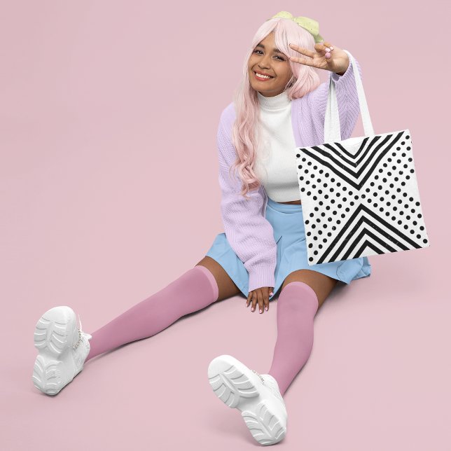 Bolso De Tela Resumen de Polka (Subido por el creador)