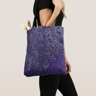 Bolso De Tela Resumen de textura Metalizado de color púrpura osc
