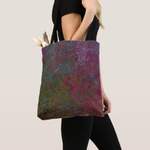 Bolso De Tela Resumen de tinta oscura de alcohol