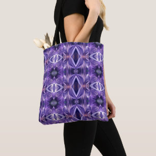 Bolso De Tela Resumen de Tote Bag Lavender Dahlia