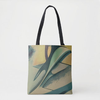 Bolso De Tela Resumen de trazos suaves