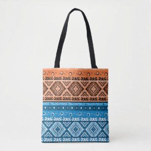 Bolso De Tela Resumen decoración moderna parche geométrico ornam