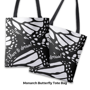 Bolso De Tela Resumen del ala de la mariposa monarca - ¡Atrévete