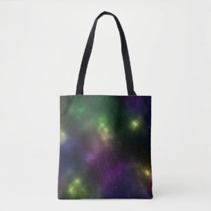 Bolso De Tela Resumen del arte digital de las constelaciones de 