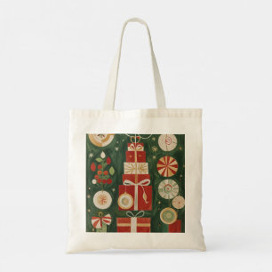 Bolso De Tela Resumen del tapiz de Yuletide