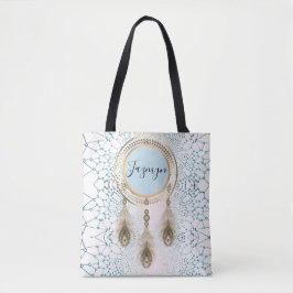Bolso De Tela Resumen elegante de Dreamcatcher Personalizado