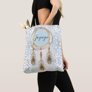 Bolso De Tela Resumen elegante de Dreamcatcher Personalizado