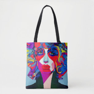 Bolso De Tela Resumen Femenino