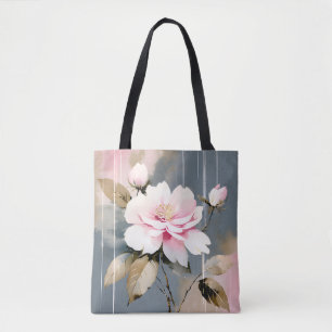 Bolso De Tela Resumen Flor Wabi-Sabi