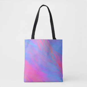 Bolso De Tela Resumen Flujo de tinta de neón