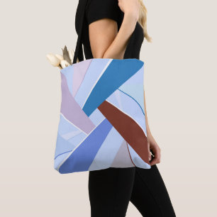 Bolso De Tela Resumen Forma geométrica 3