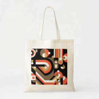 Bolso De Tela Resumen Geométrico: Diseño de Arte Futurista.