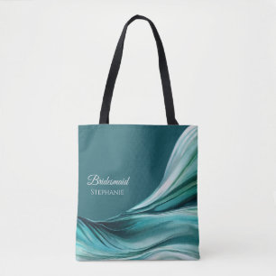 Bolso De Tela Resumen moderno-Esmeralda Verde-Bridesmaid-