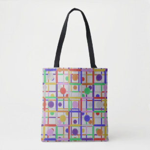 Bolso De Tela Resumen moderno multicolor