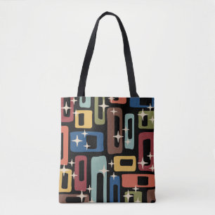 Bolso De Tela Resumen moderno Retro Mid Century
