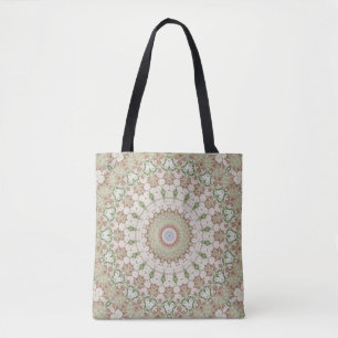 Bolso De Tela Resumen mosaico moderno patrón de mosaico caleidos
