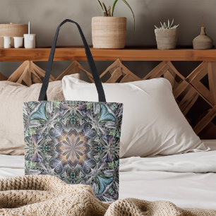 Bolso De Tela Resumen Multicolor Succulum Garden Rosette