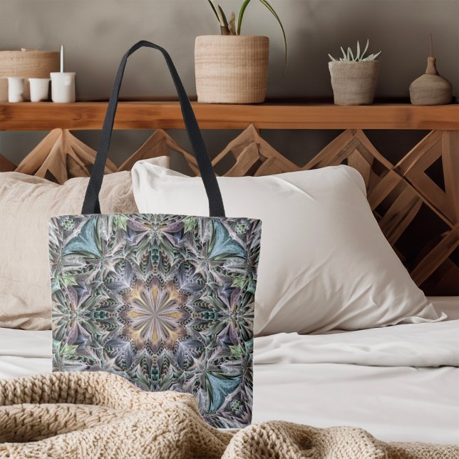Bolso De Tela Resumen Multicolor Succulum Garden Rosette (Subido por el creador)